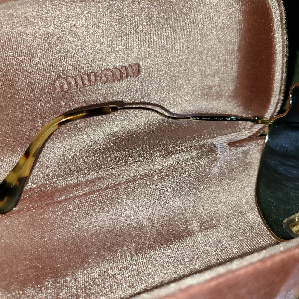 Miu Miu Sunglasses Nwt And Case - image 4